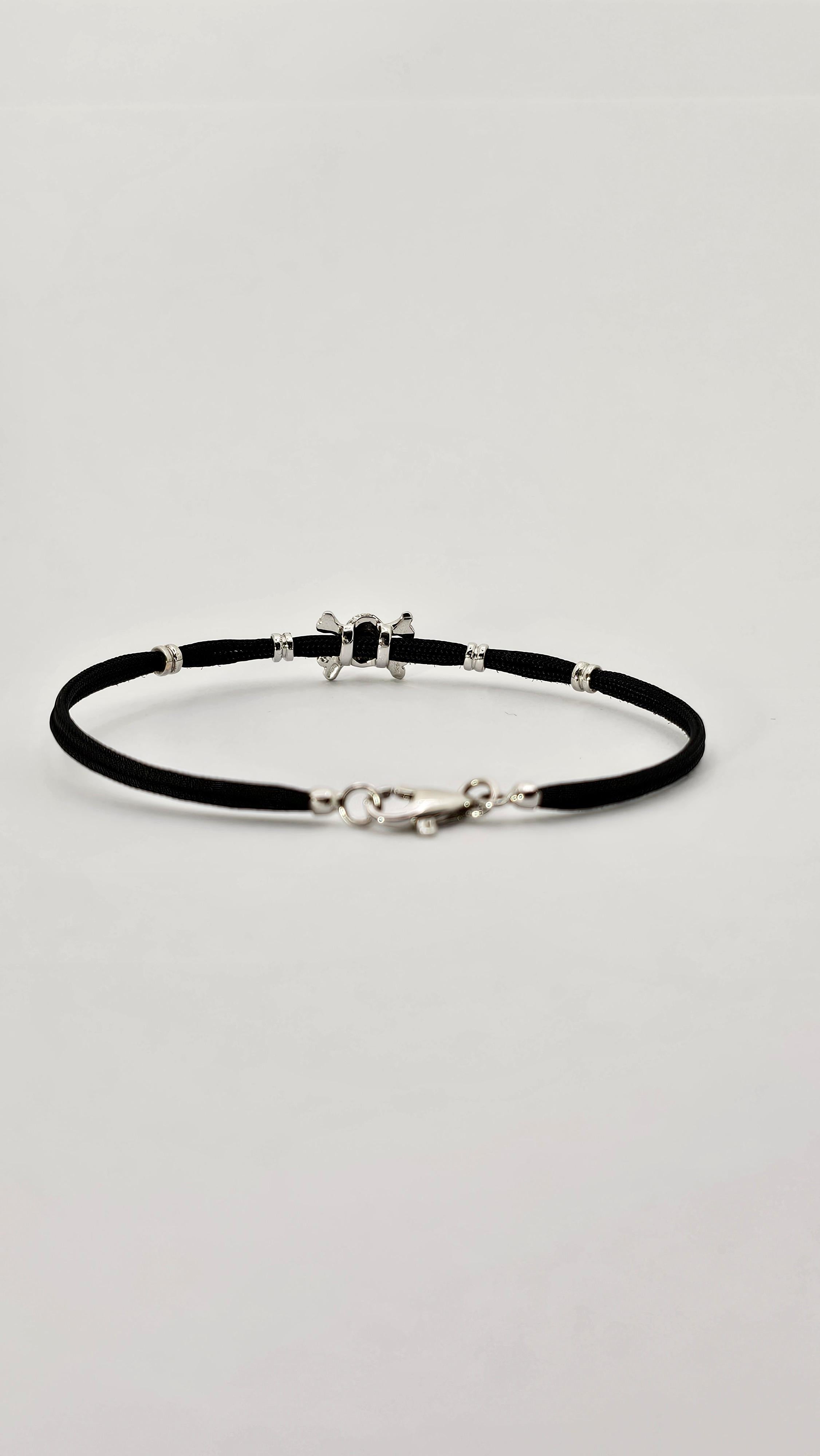 Pirate Bracelet in 18Kt White Gold and Diamonds In New Condition For Sale In Cattolica, IT