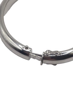 Bracelet rigide en or blanc 18kt