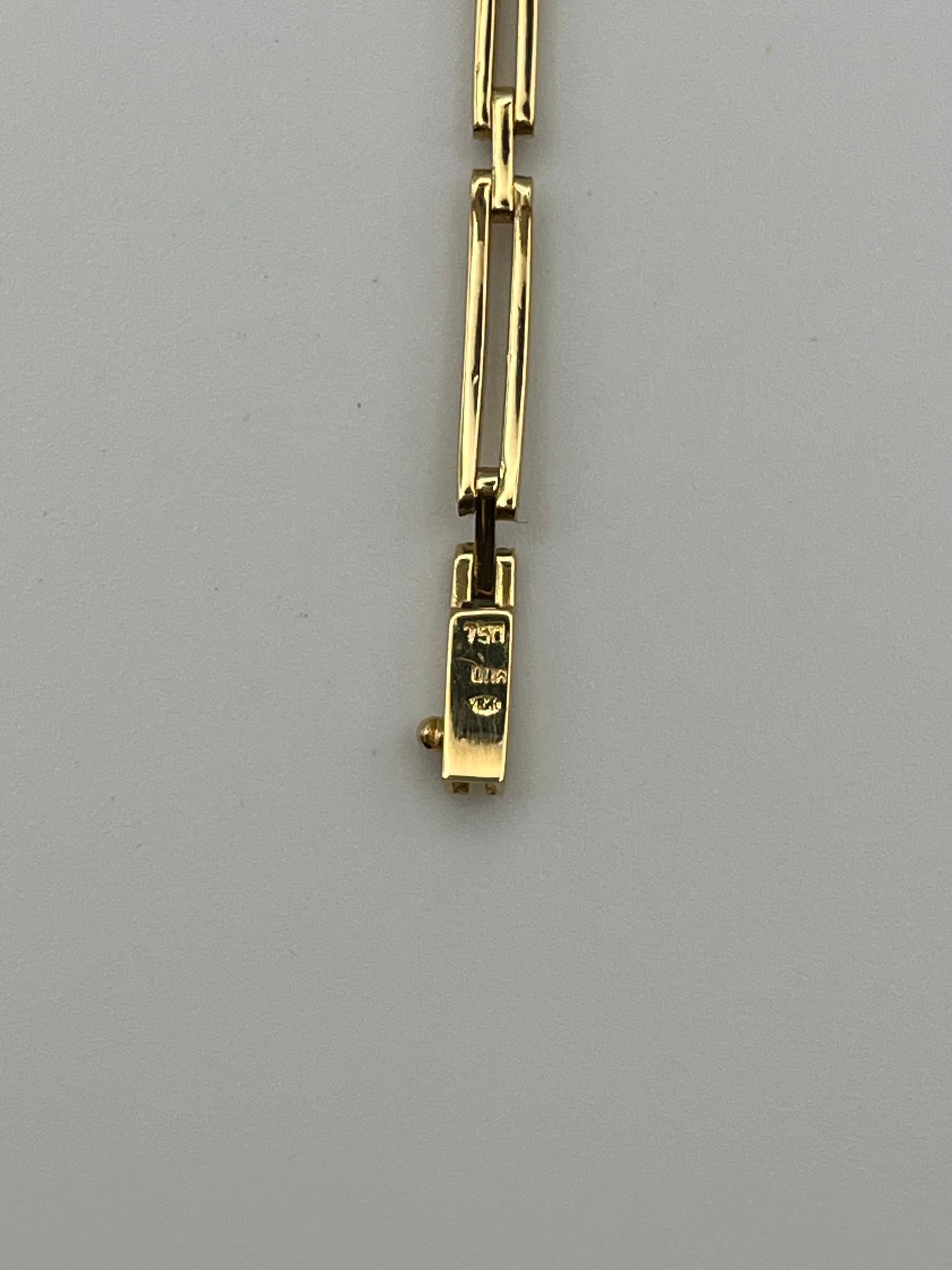 Donna Bracciale stile rétro in oro giallo e argento con brillanti e rubino centrale in vendita