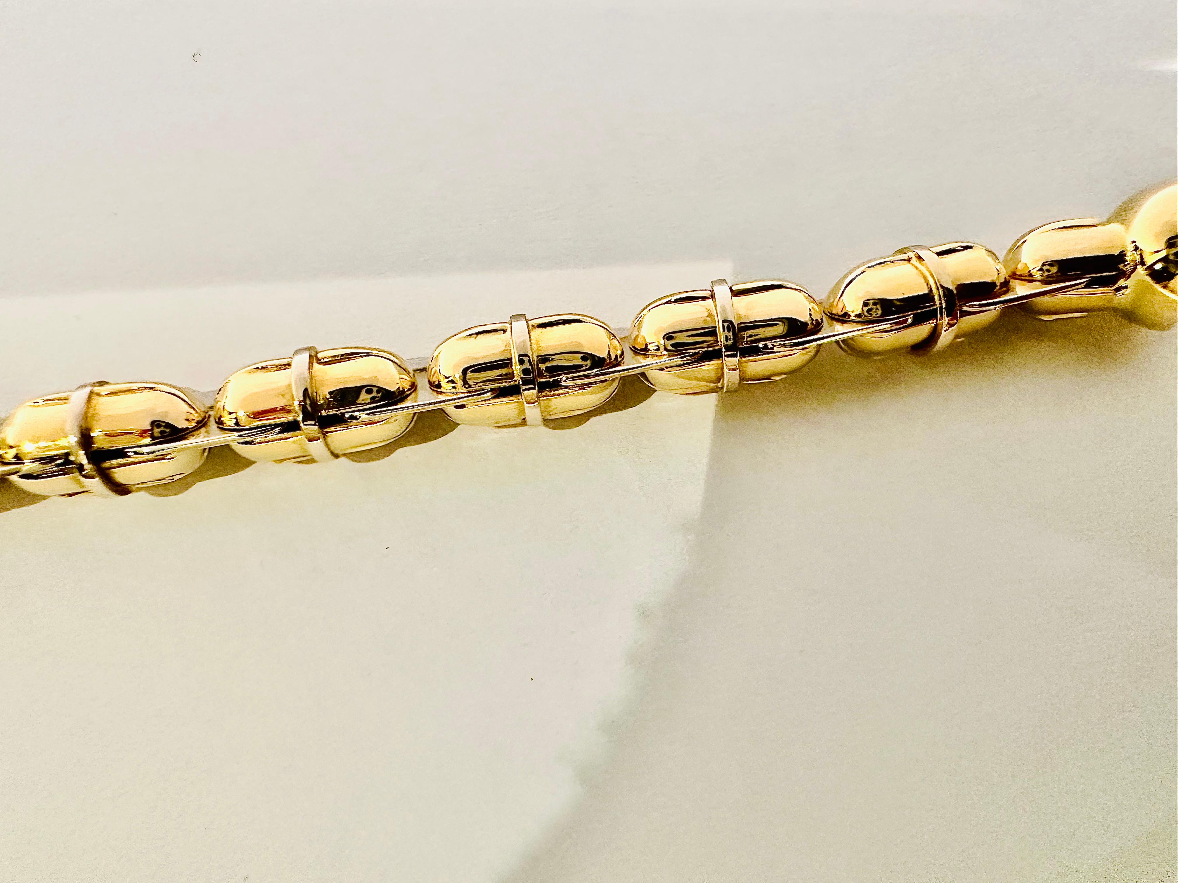 Bracciale Uomo Barakà in Oro Giallo e Bianco 18kt – Potenza ed Eleganza For Sale 6