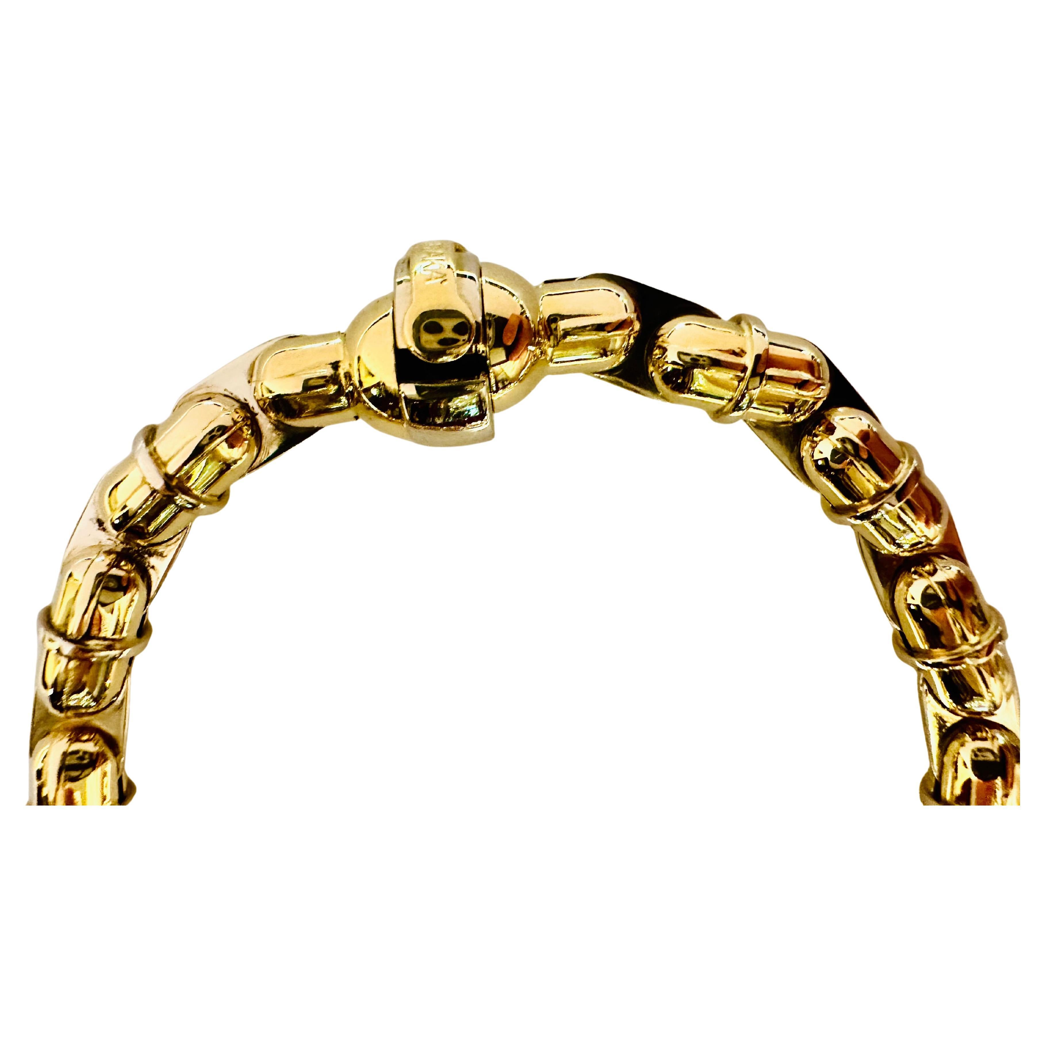 Bracciale Uomo Barakà in Oro Giallo e Bianco 18kt – Potenza ed Eleganza