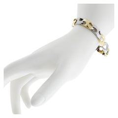 Braccio 14k Yellow Gold and Sterling Silver Bracelet