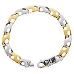 Braccio 14k Yellow Gold and Sterling Silver Bracelet