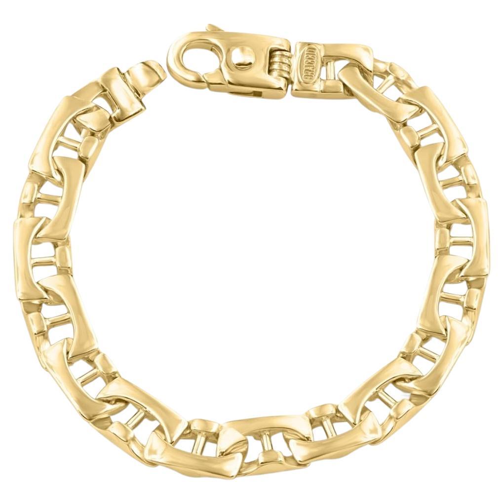 Braccio 14k Yellow Gold Men's Link Bracelet 41.1 Grams