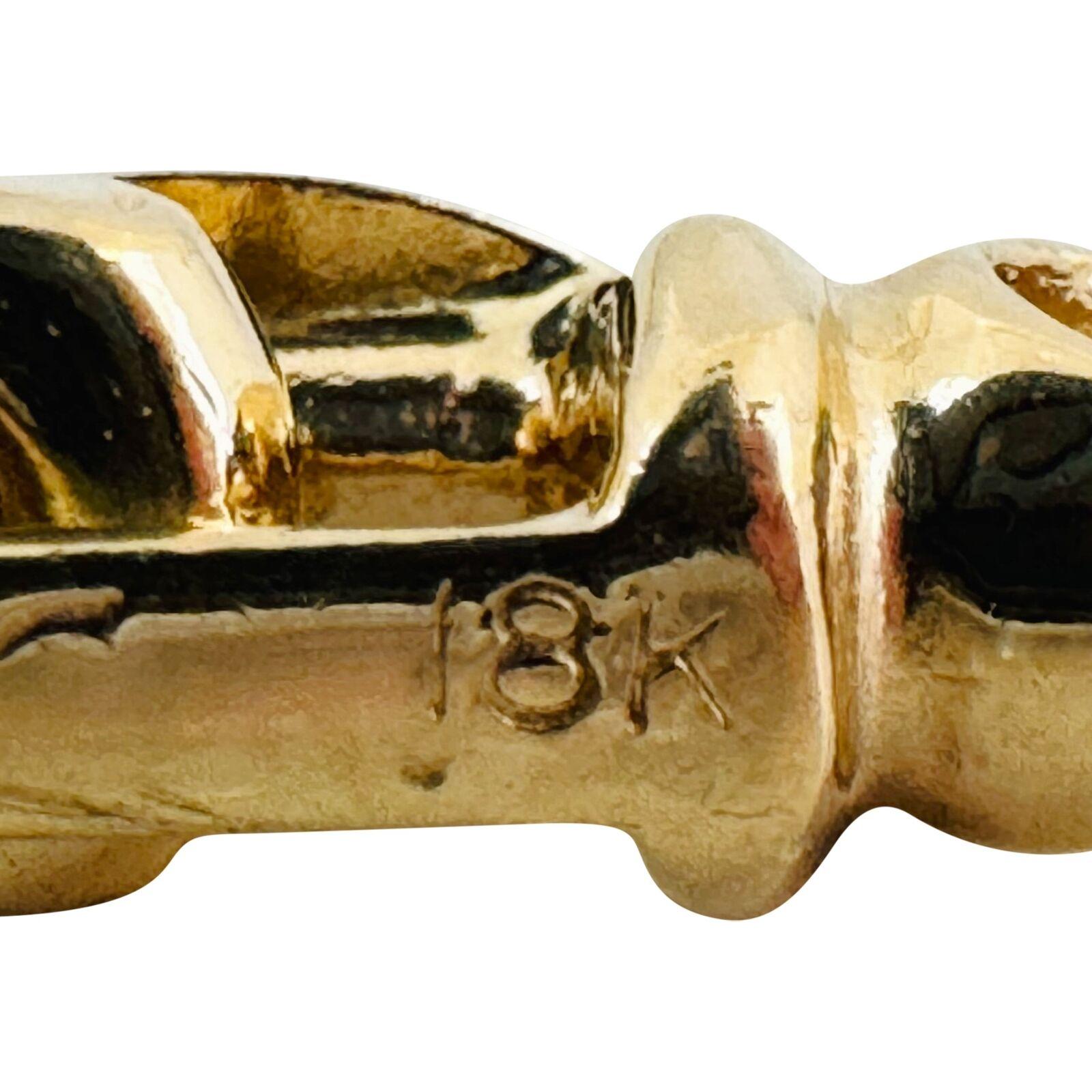 Braccio 18 Karat Gelbgold massive Anker Mariner Gliederkette Halskette 5