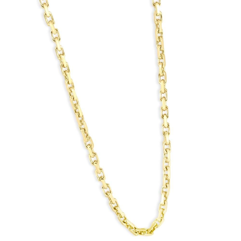 solid gold mens chain