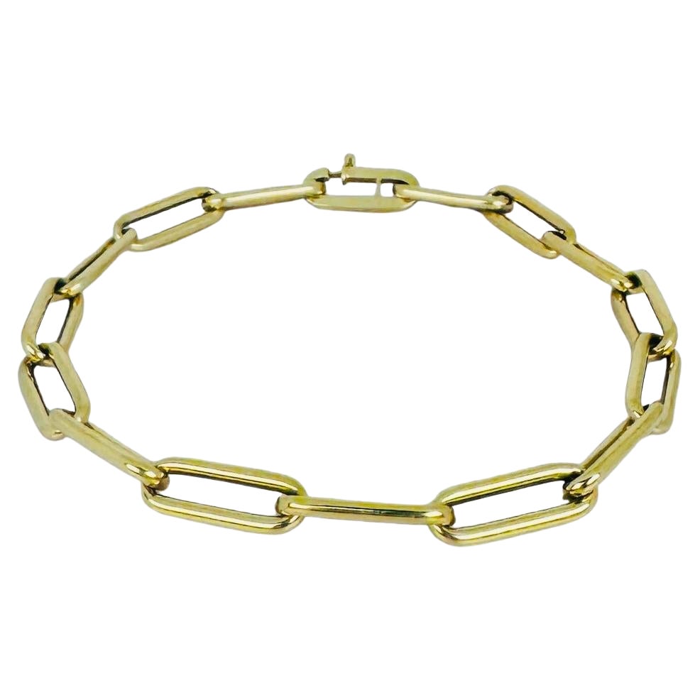 Bracelet en or 14k classic closed forever en vente