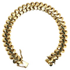 Armband American Mesh Gelb Massivgold 18 Karat