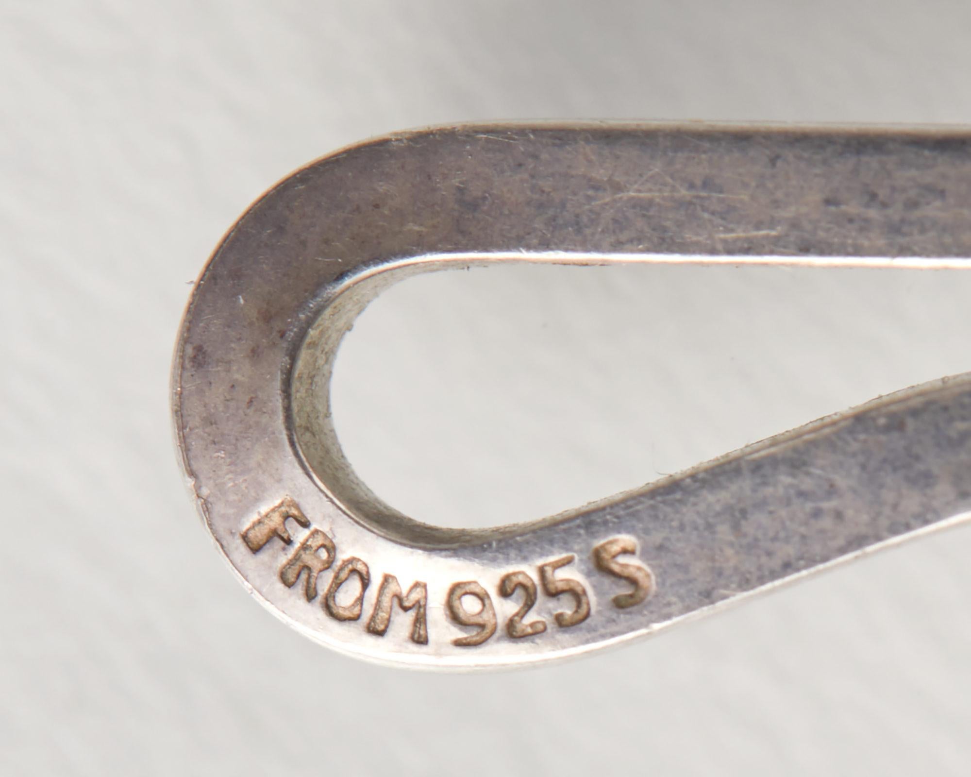 Bracelet and Pendant Designed by Nils Erik from, Denmark, 1960s For Sale 1