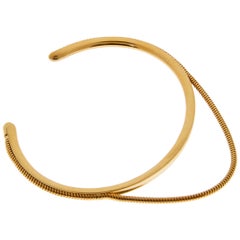 Bracelet Arm Cuff  Sterling Silver Snake Chain Minimal Greek Jewelry