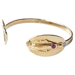Armreif Armband Rosa Turmalin Opal Spiritual Armband Jungfrau Maria J Dauphin
