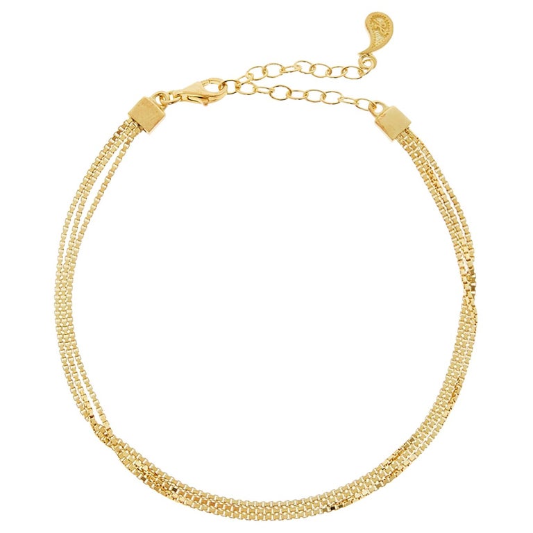 Brilliant Bijou 14k Yellow Gold 2.5mm D/C Extra-Light Rope Chain Bracelet 