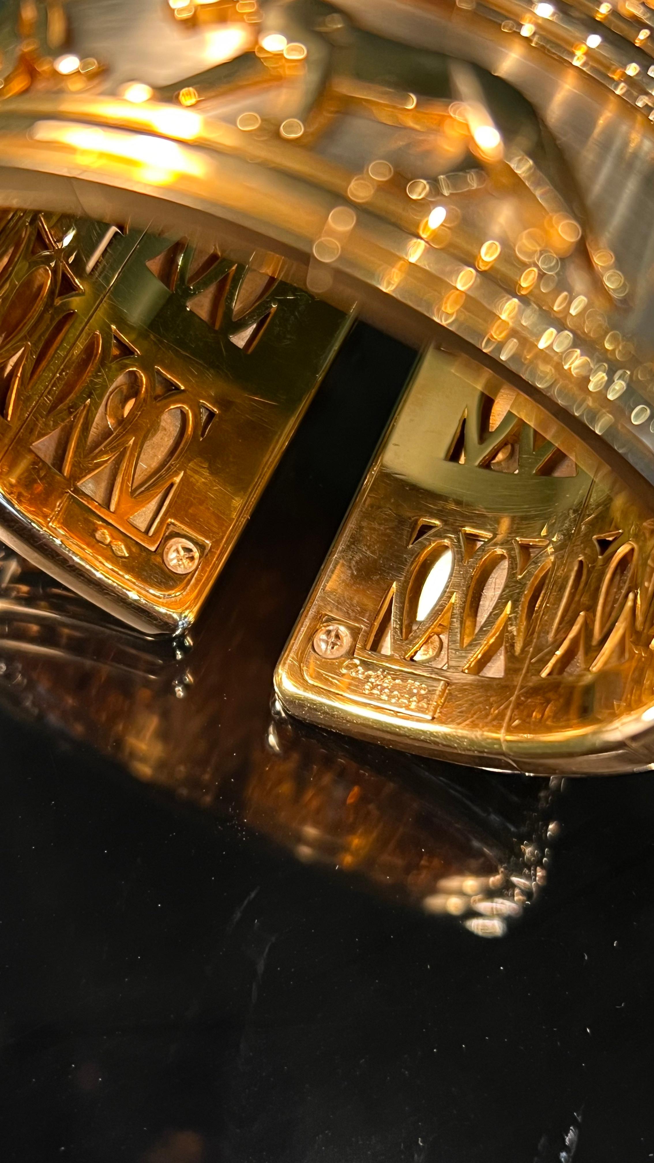 Armband Manschette Cartier 1980er im Angebot 6