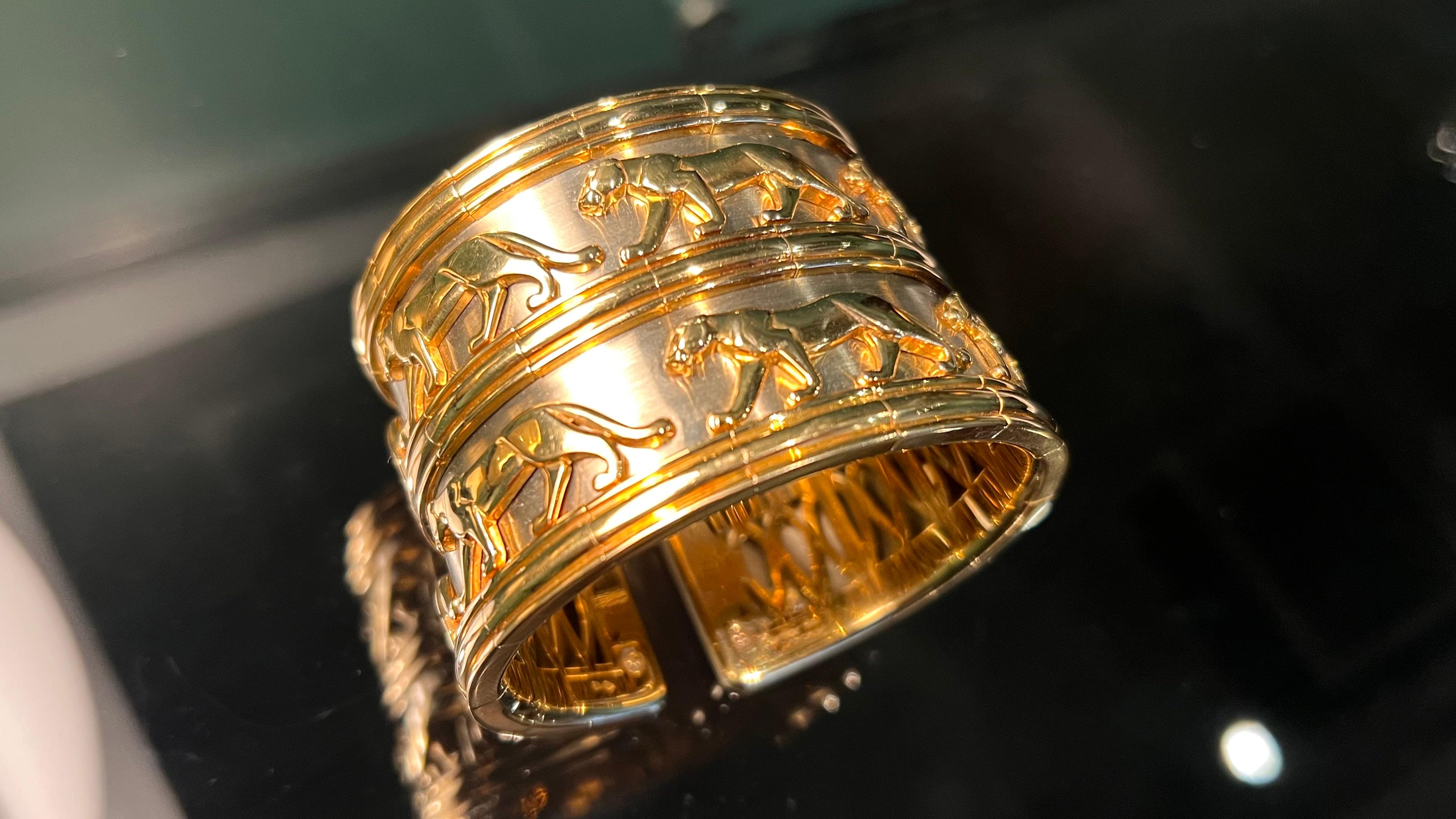 Armband Manschette Cartier 1980er im Angebot 12