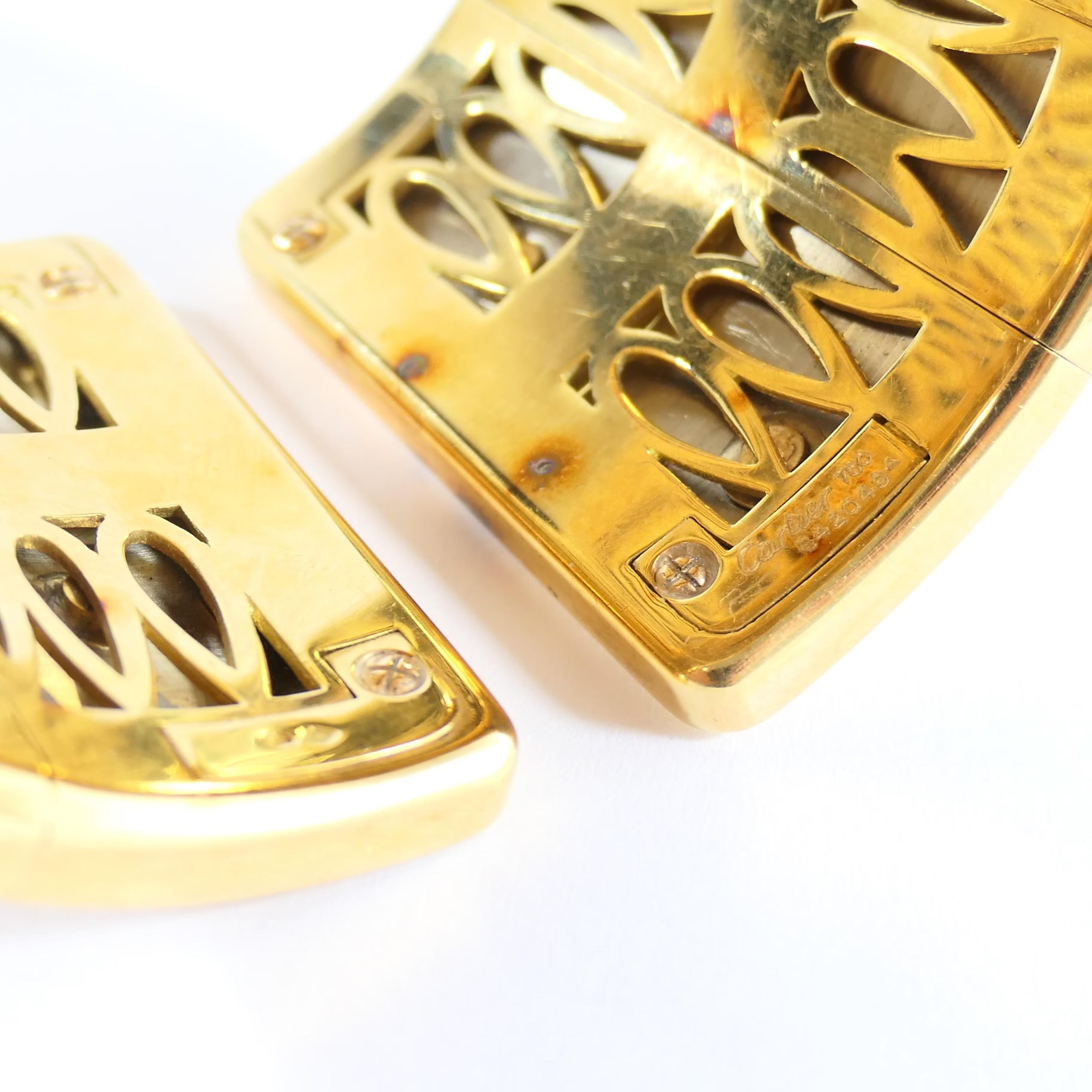 Armband Manschette Cartier 1980er im Zustand „Gut“ im Angebot in PARIS, FR