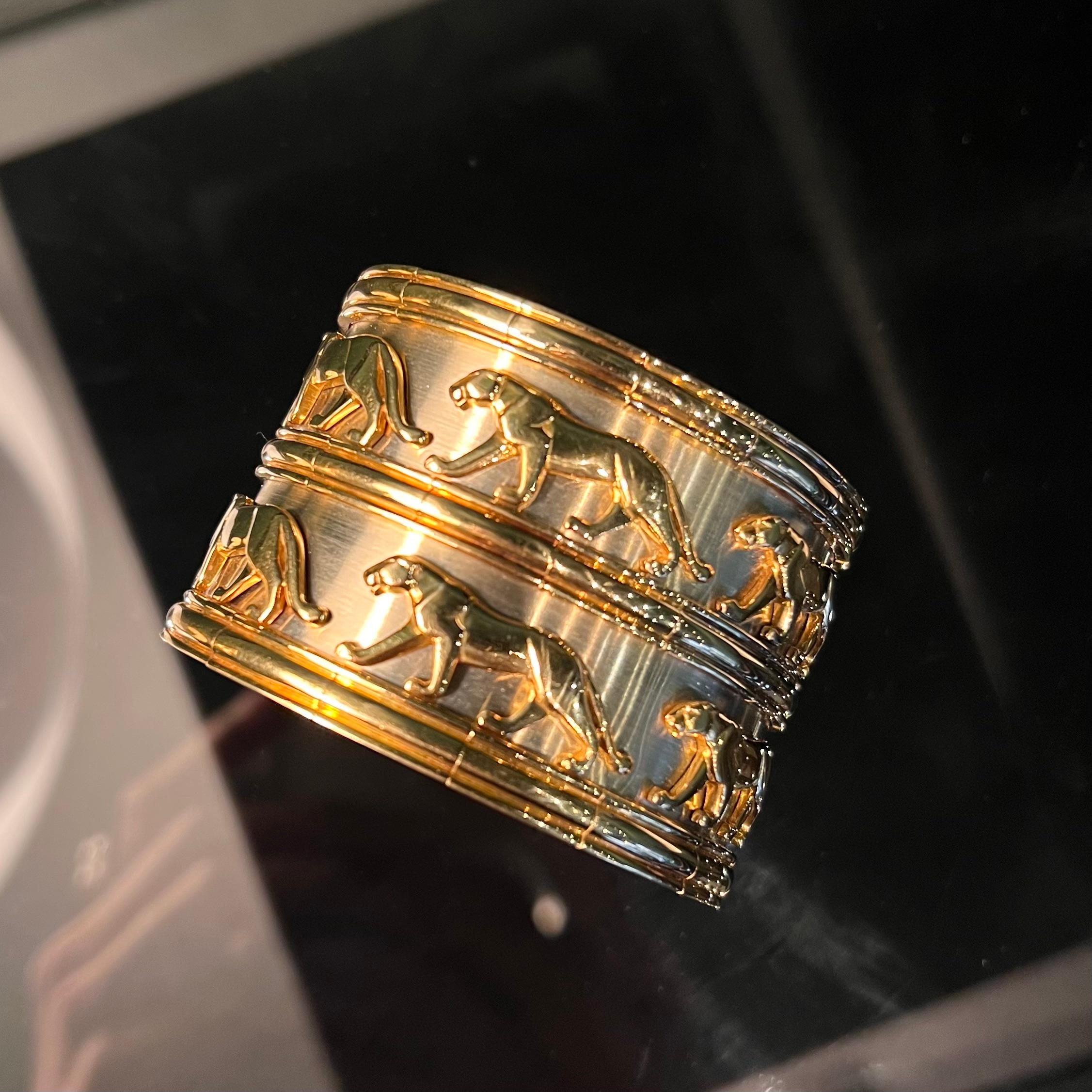 Armband Manschette Cartier 1980er im Angebot 4
