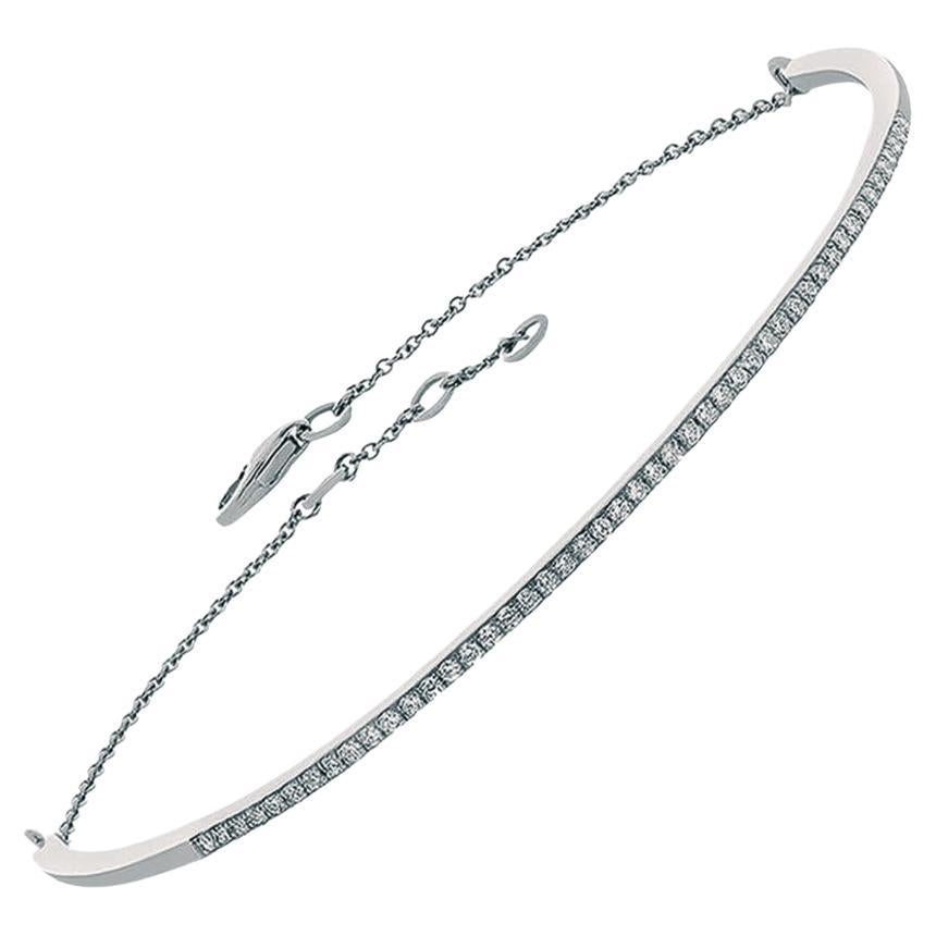 Armband demi-rivière de diamants en or 18 Karat 