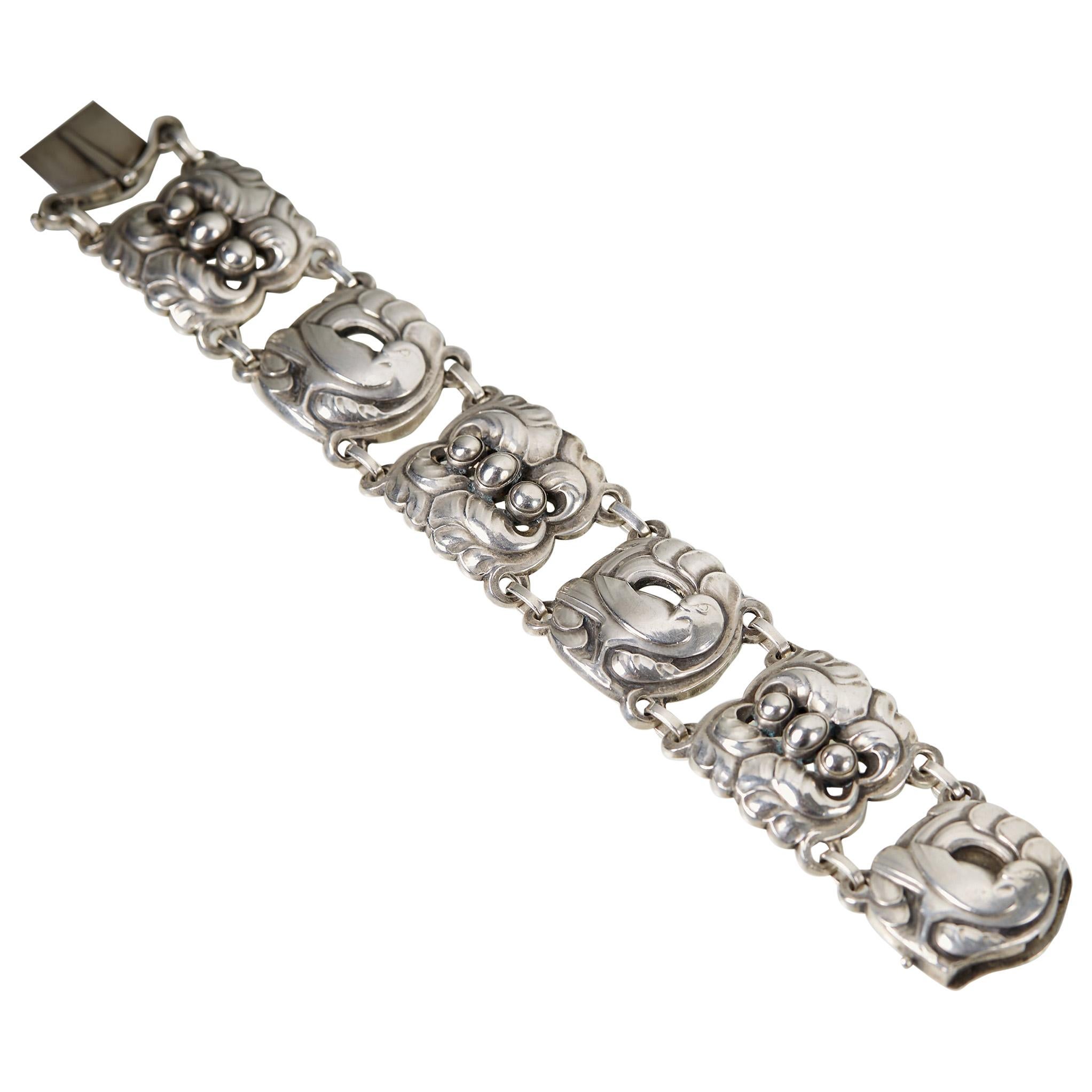 Bracelet Designed by Kristian Mohl-Hansen for Georg Jensen, Denmark, 1915 For Sale