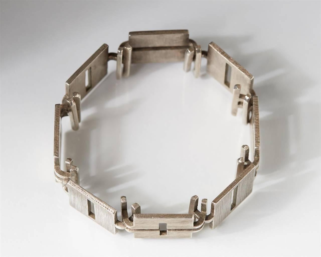 Scandinavian Modern Bracelet Designed by Rey Urban, Sweden, 1960s