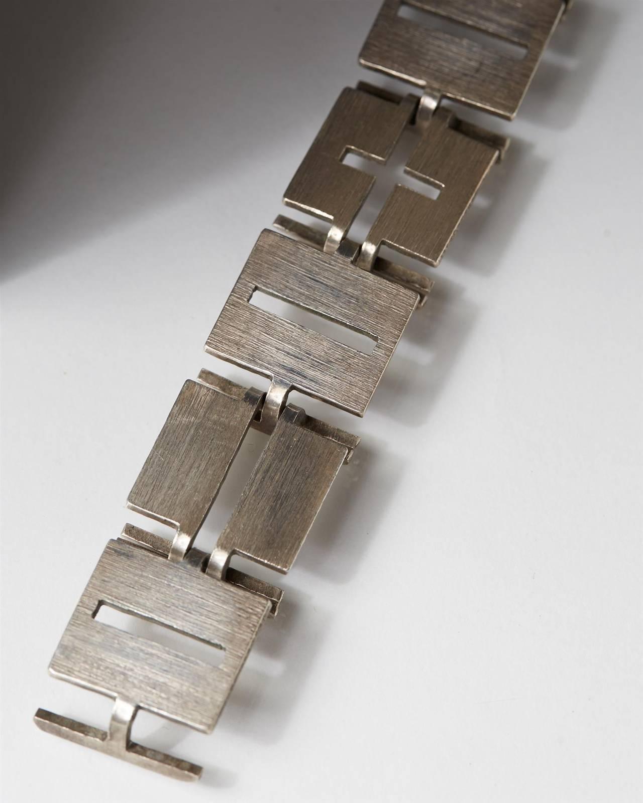Bracelet Designed by Rey Urban, Sweden, 1960s In Excellent Condition In Stockholm, SE