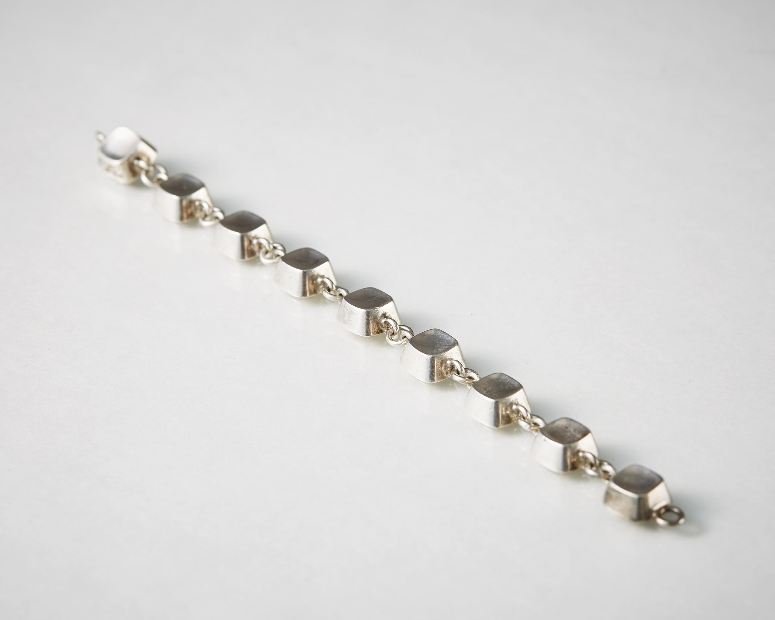 Bracelet Designed by Sigurd Persson for Heribert Engelbert, Sweden, 1957 In Good Condition For Sale In Stockholm, SE