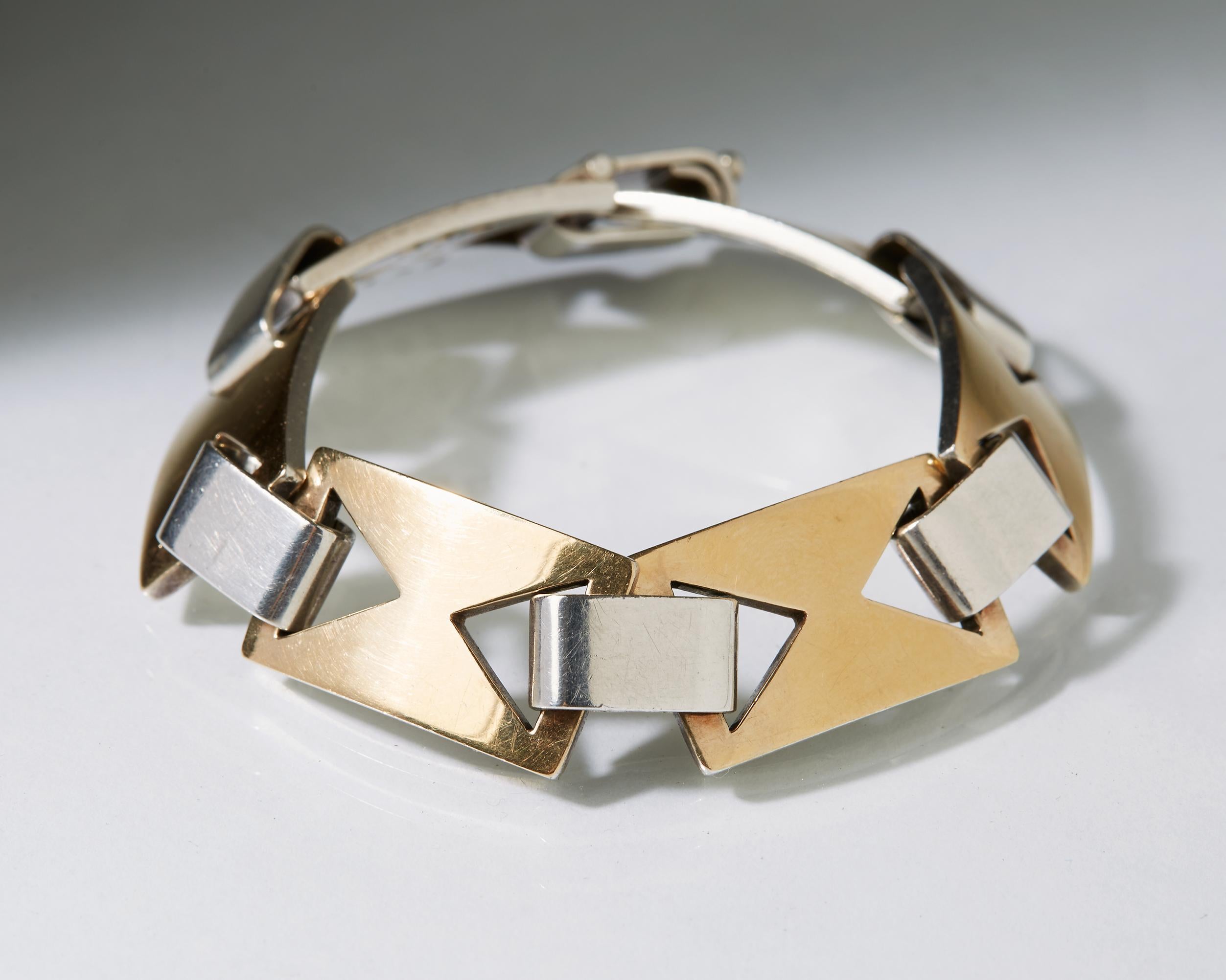 Modern Bracelet Designed by Sigurd Persson, Sweden, 1960s For Sale