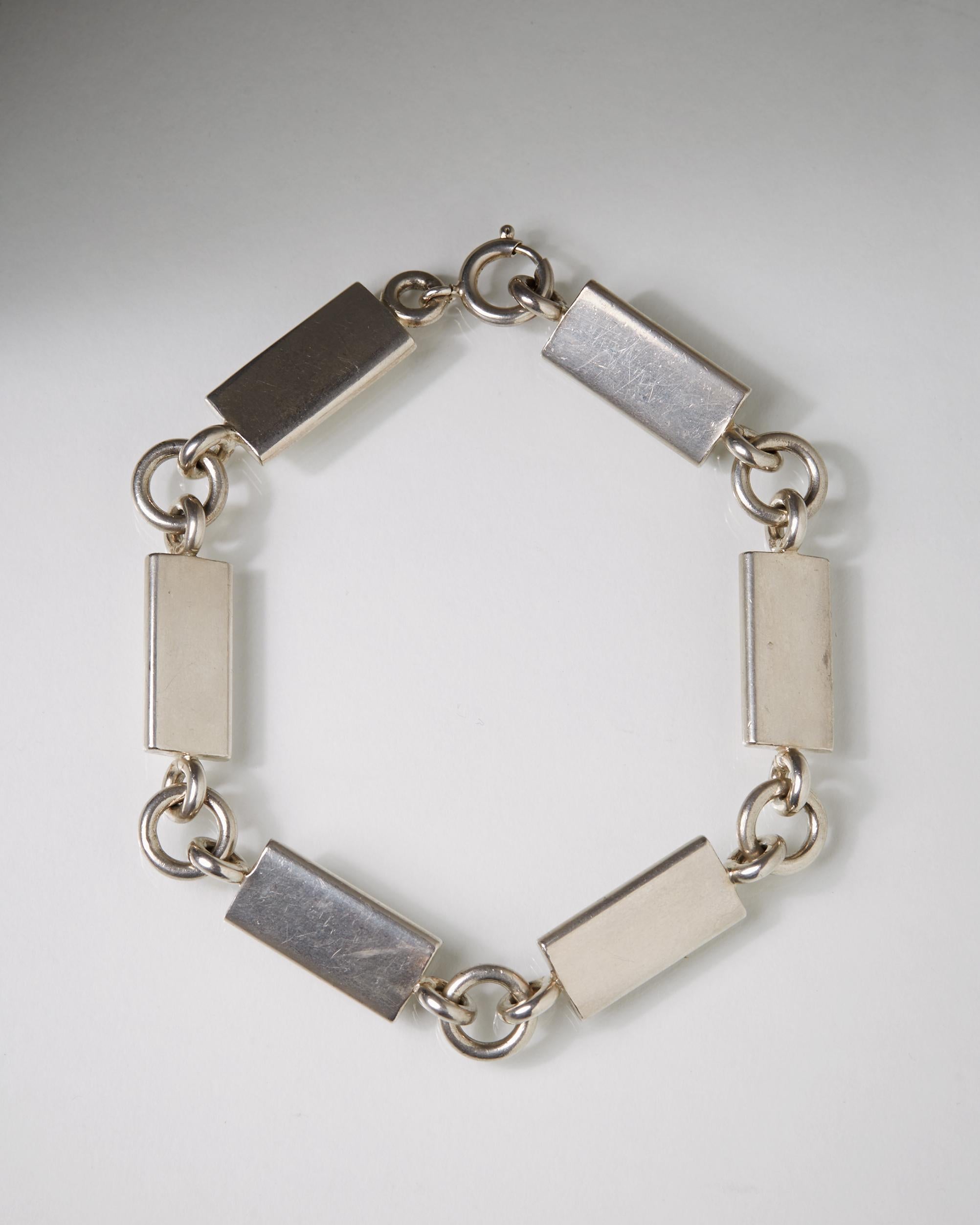 Modern Bracelet Designed by Sigurd Persson, Sweden, 1960s For Sale
