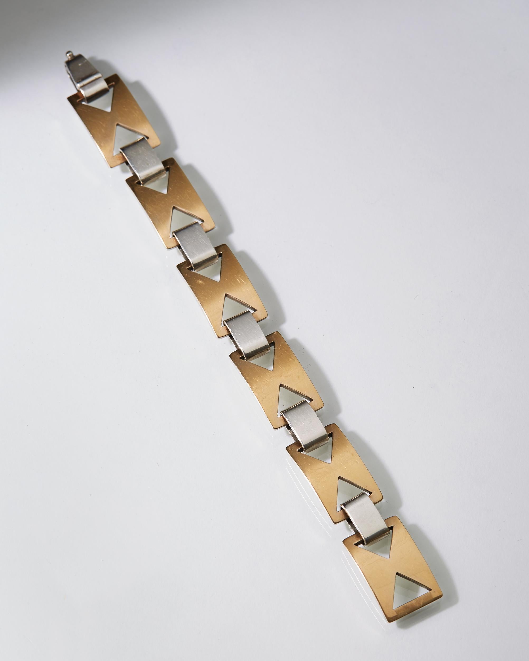 Bracelet Designed by Sigurd Persson, Sweden, 1960s In Good Condition For Sale In Stockholm, SE