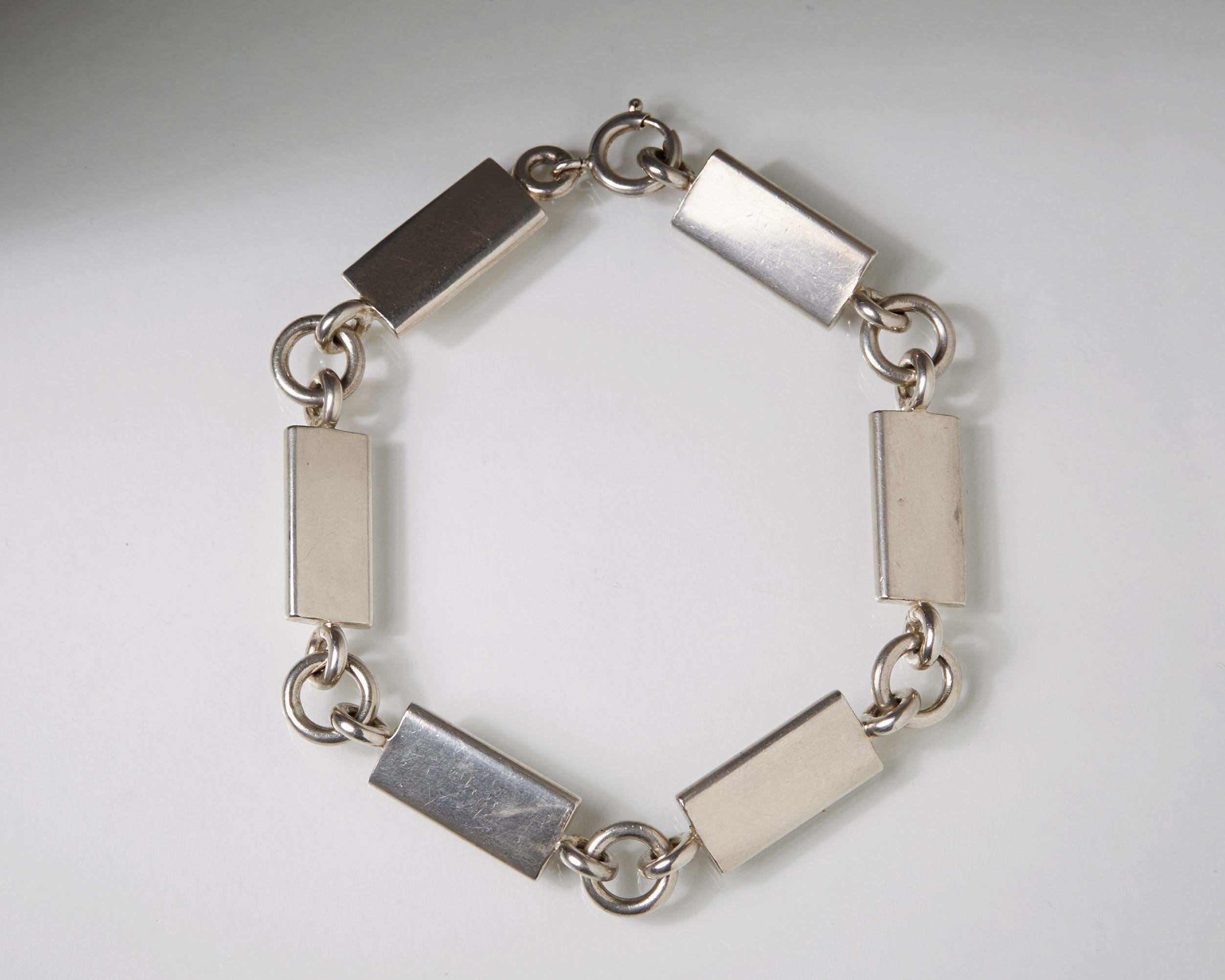 Women's or Men's Bracelet Designed by Sigurd Persson, Sweden, 1960s For Sale
