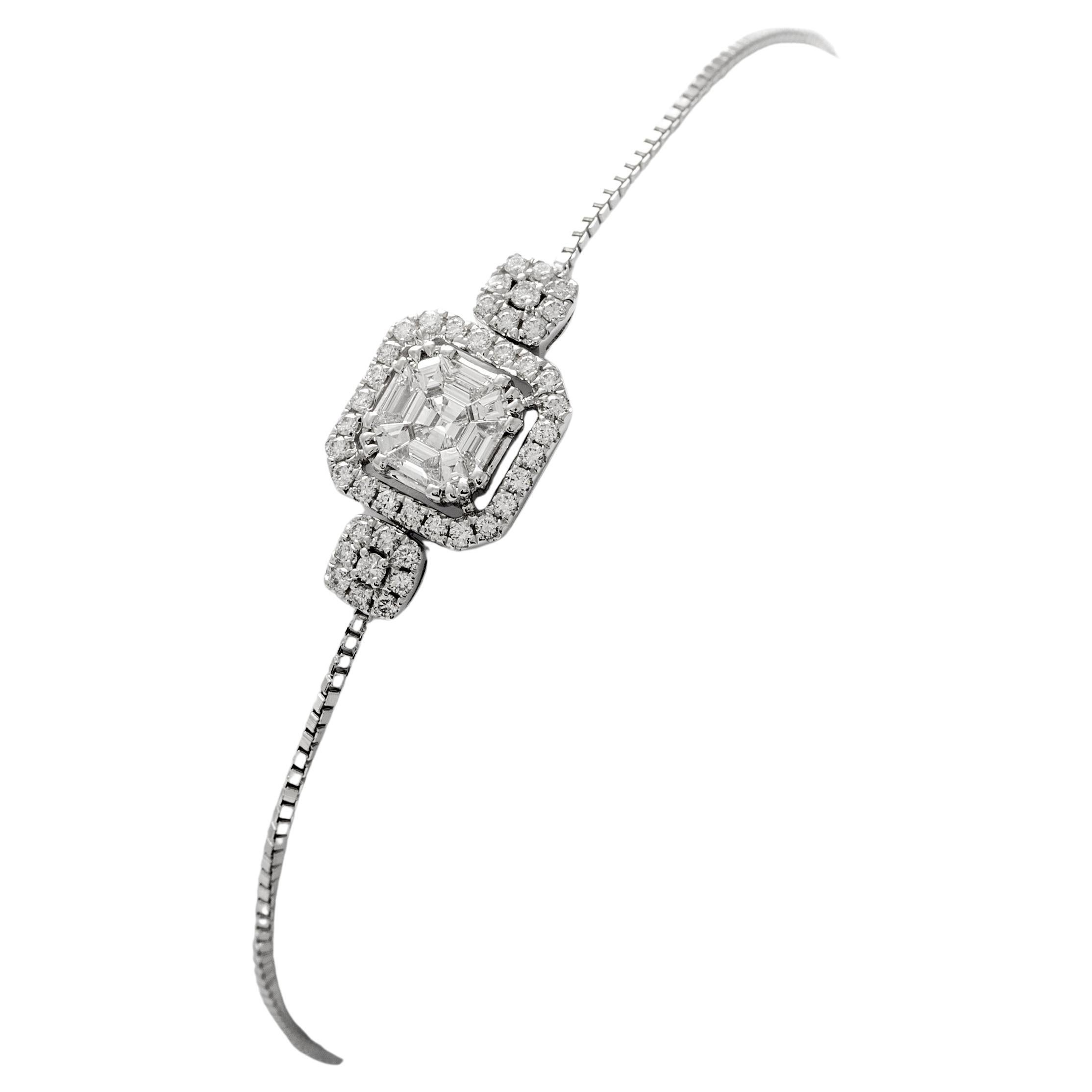 Bracelet Diamond 18K white gold