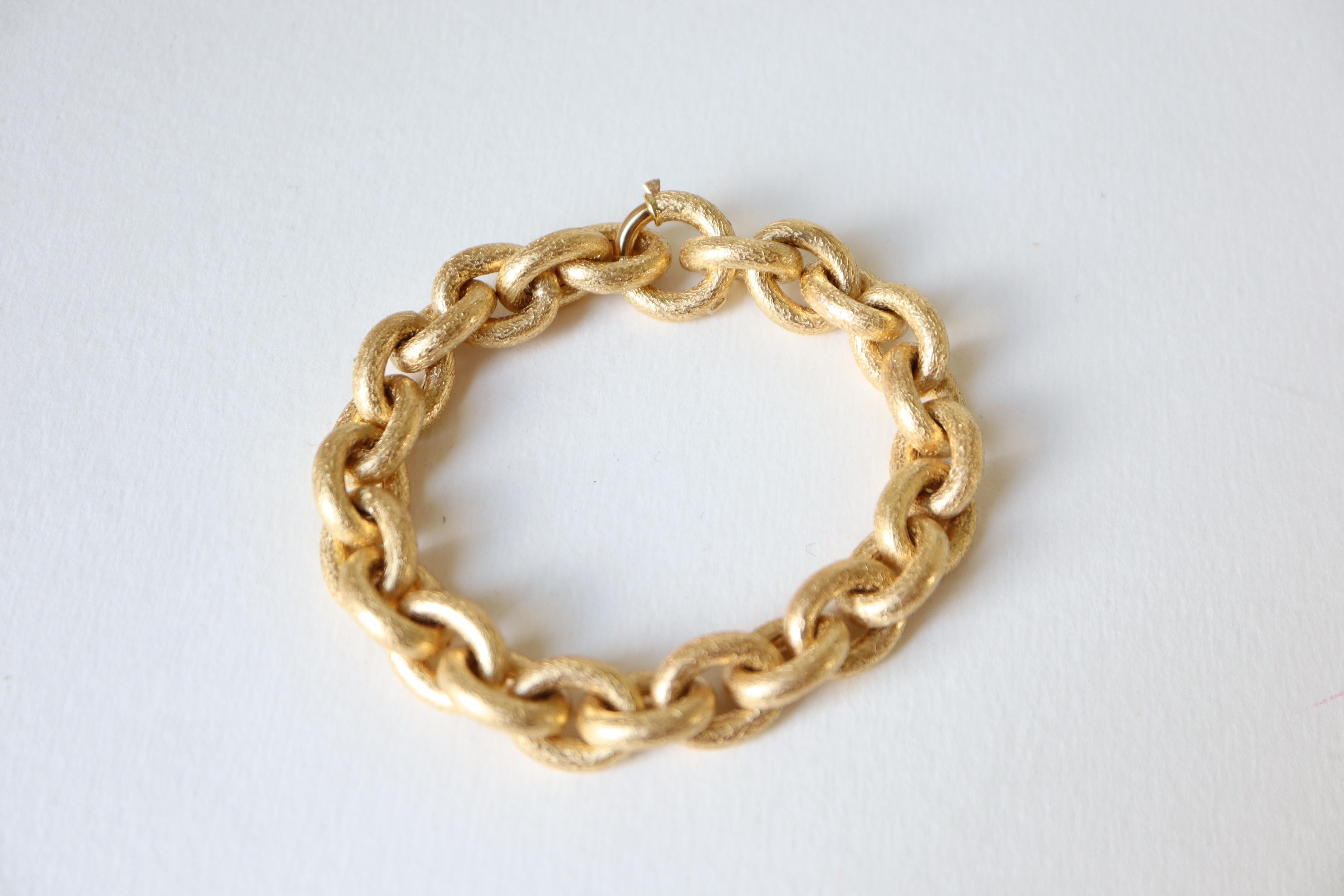 brushed gold bracelet