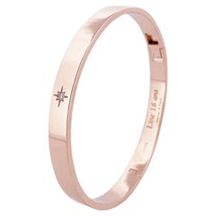 Armband Manchette Line en oder rose 18 Karat et Diamant