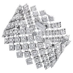 Armband Maximilian Stück Unikat 19, 72 ct. Runde Diamanten
Weißgold