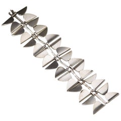 Retro Bracelet Model 165 Designed by Nanna Ditzel for Georg Jensen, Denmark, 1966