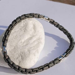 Bracelet Moove Titane noir mat 950 Platine par Silhouette Schmuck Allemagne