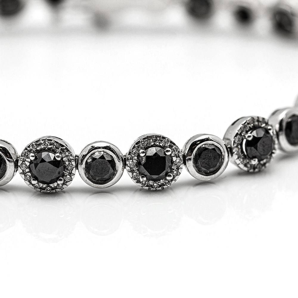 Pulsera NOIRE de Oro y Diamantes Corte brillante en venta
