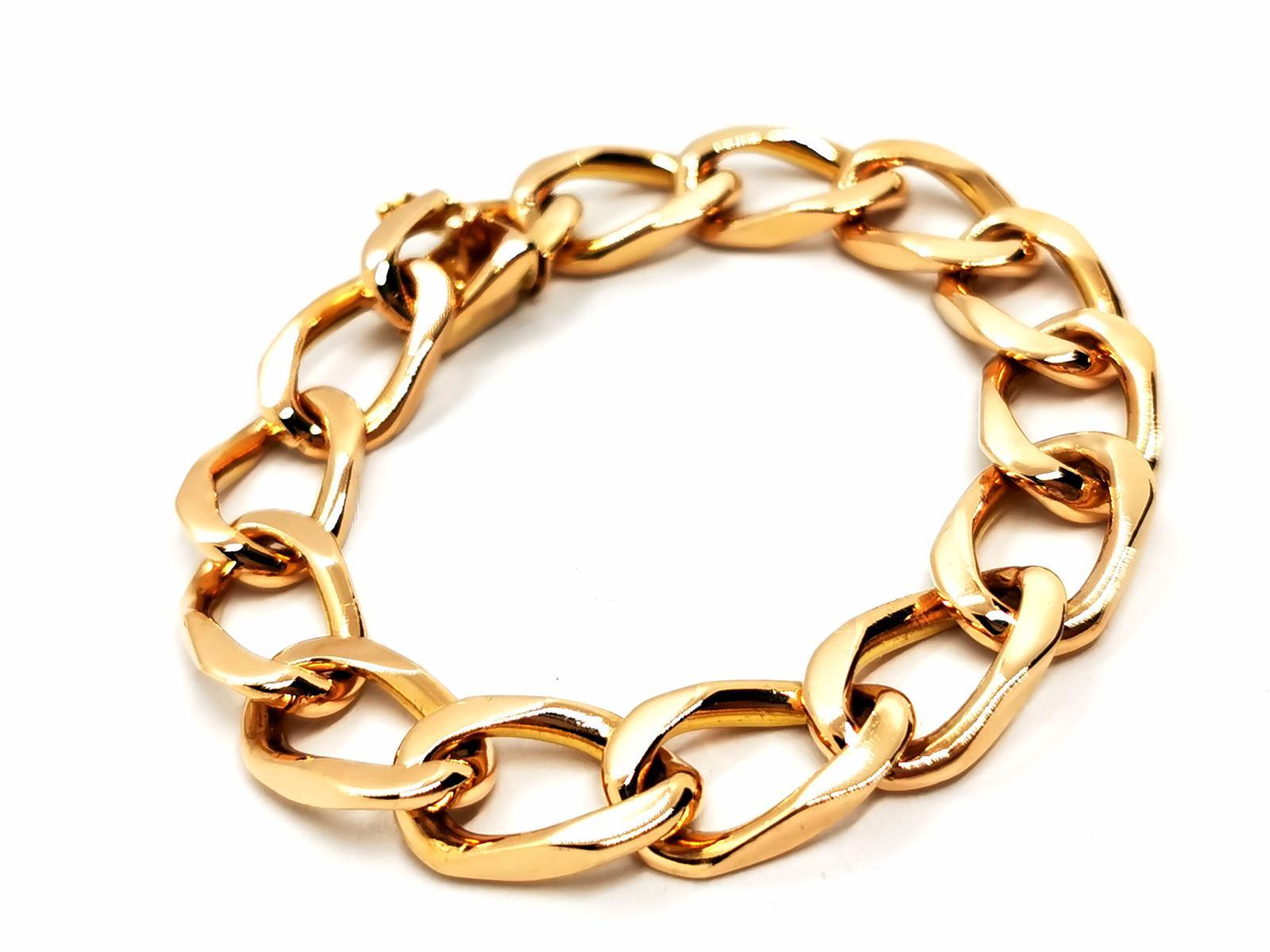 Bracelet en or rose Excellent état - En vente à PARIS, FR