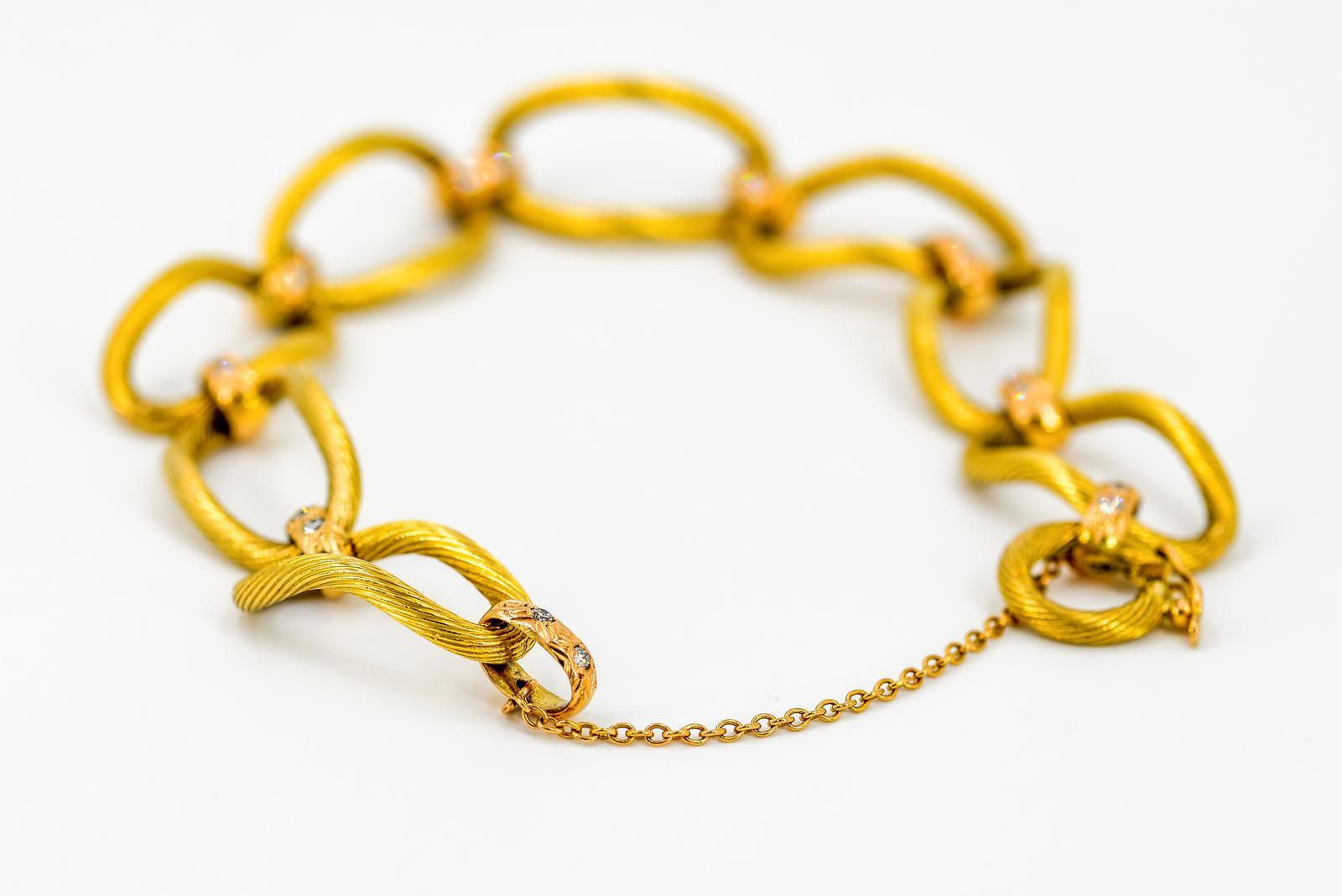 Armband Rose GoldDiamant im Angebot 5