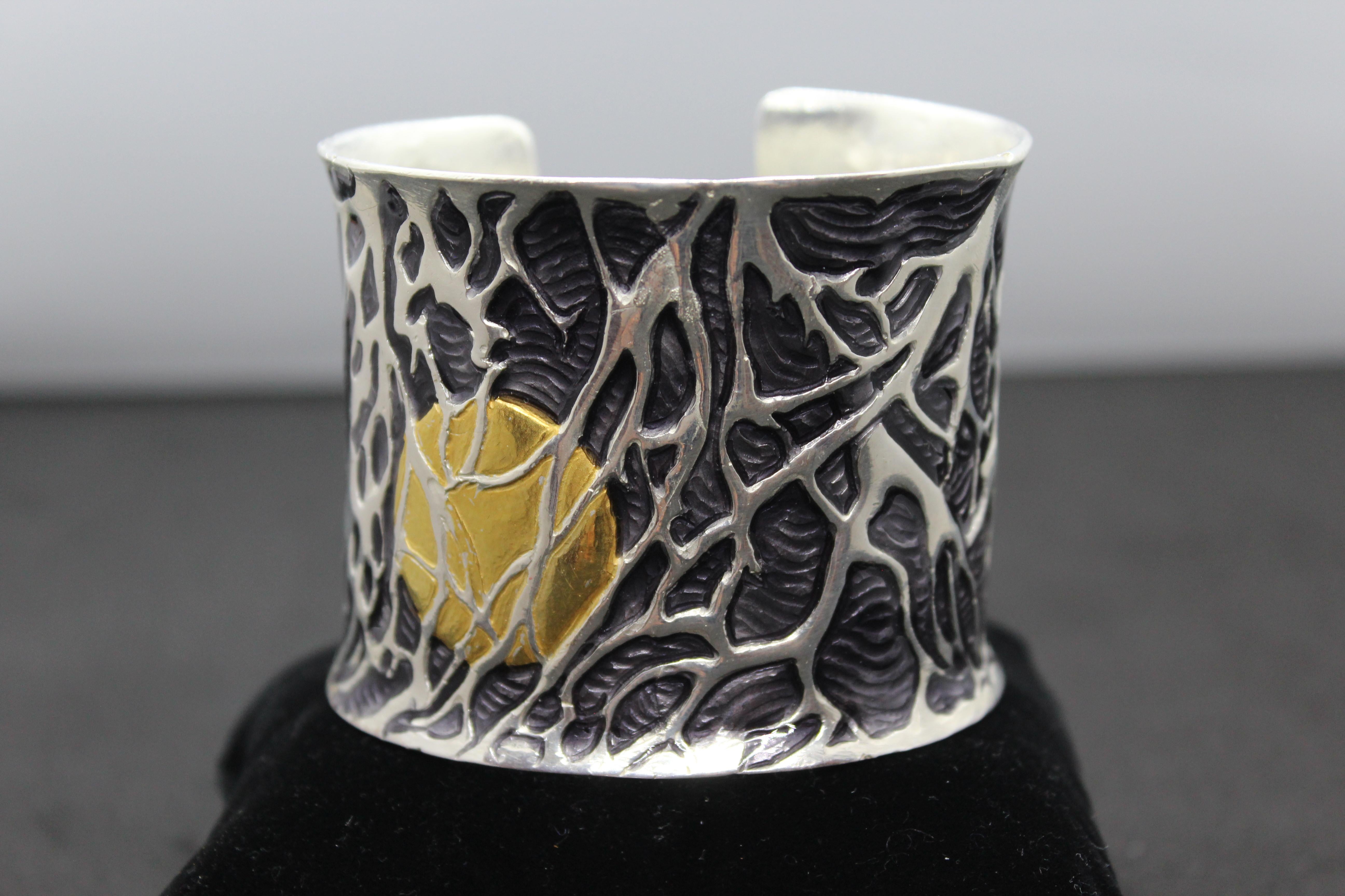 Bracelet, corail noir de Schiava, argent, cadeau de luxe fait à la main, Italie en vente 2