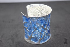 Bracelet, Schiava Blue Coral, Sterling Silver, Unique Gift, Handmade, Italy