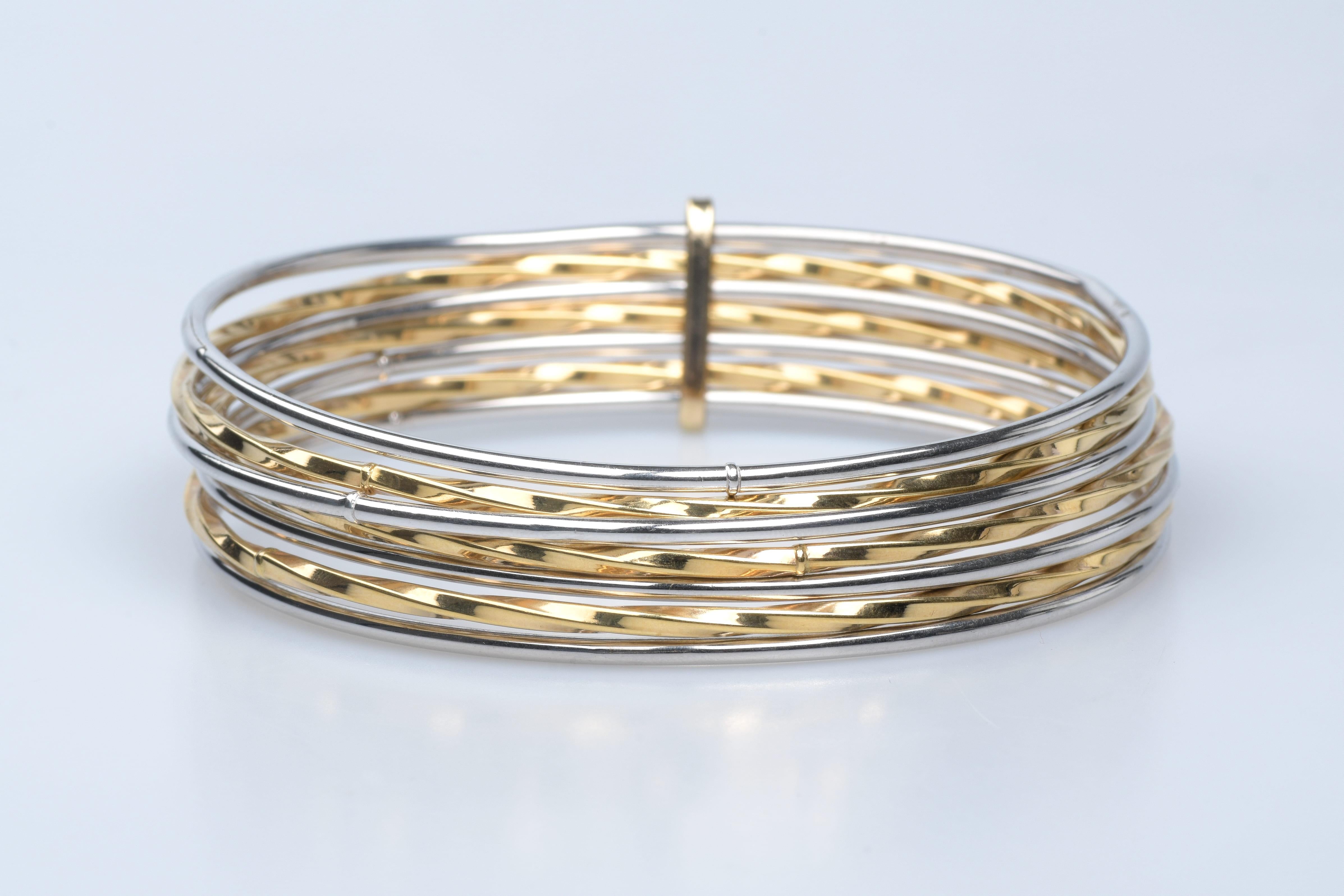 bracelets semainier en or 18 carats