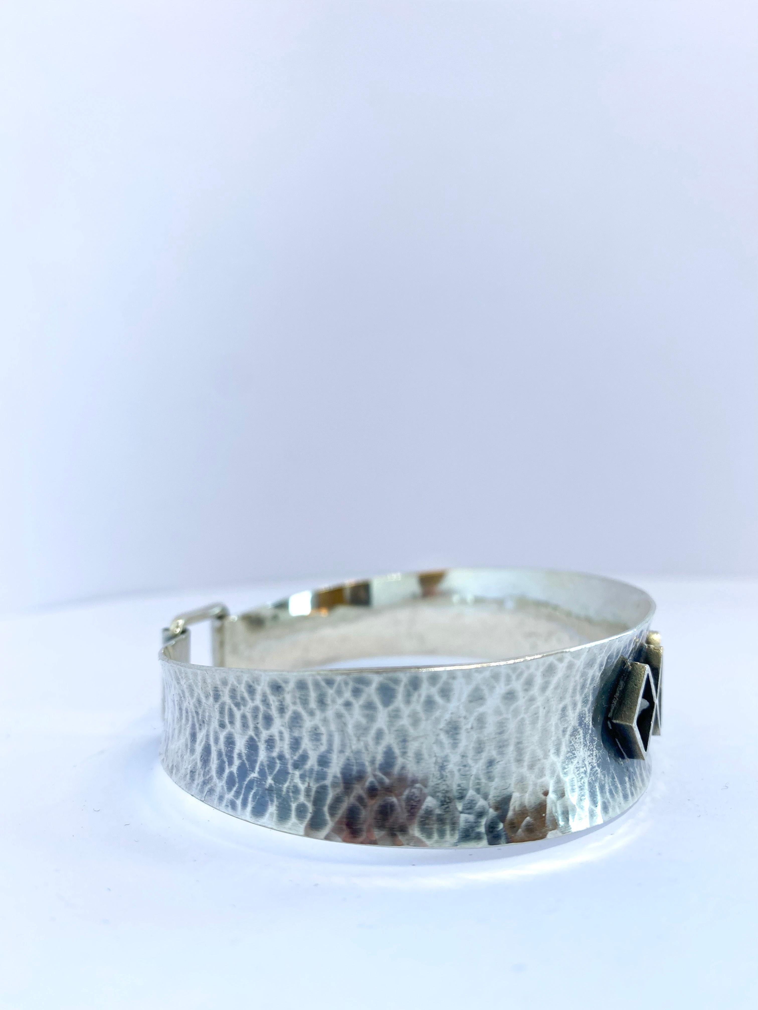 Bracelet Silver Made in Finland V. Hamara In Good Condition For Sale In Orimattila, FI