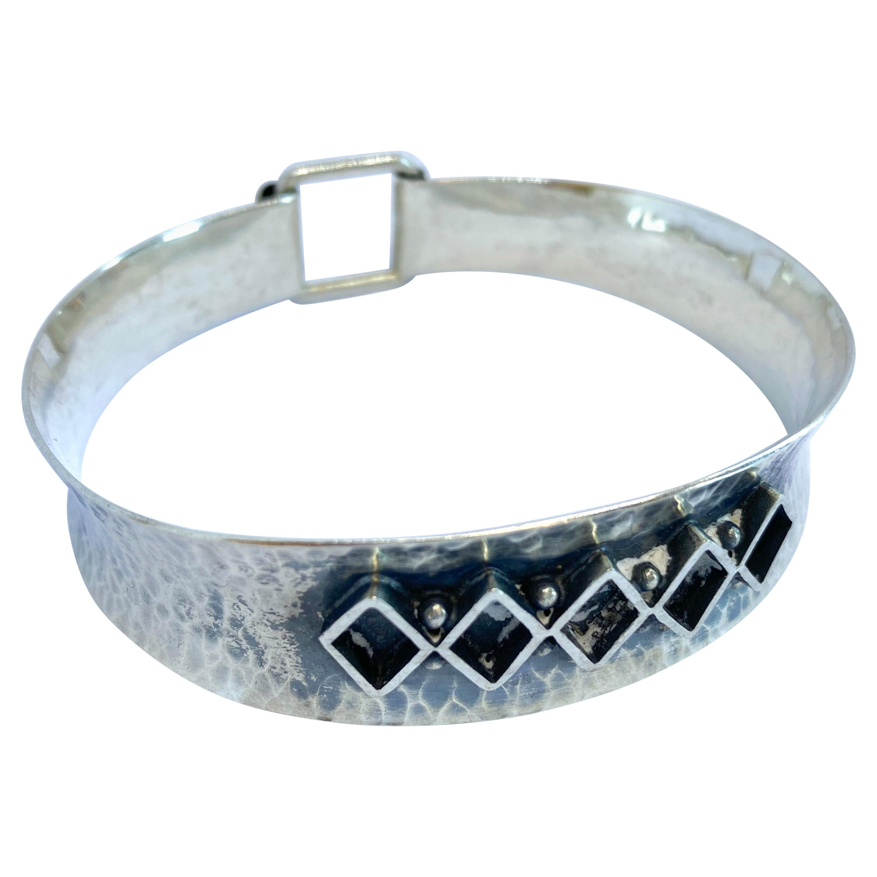Bracelet Silver Made in Finland V. Hamara For Sale