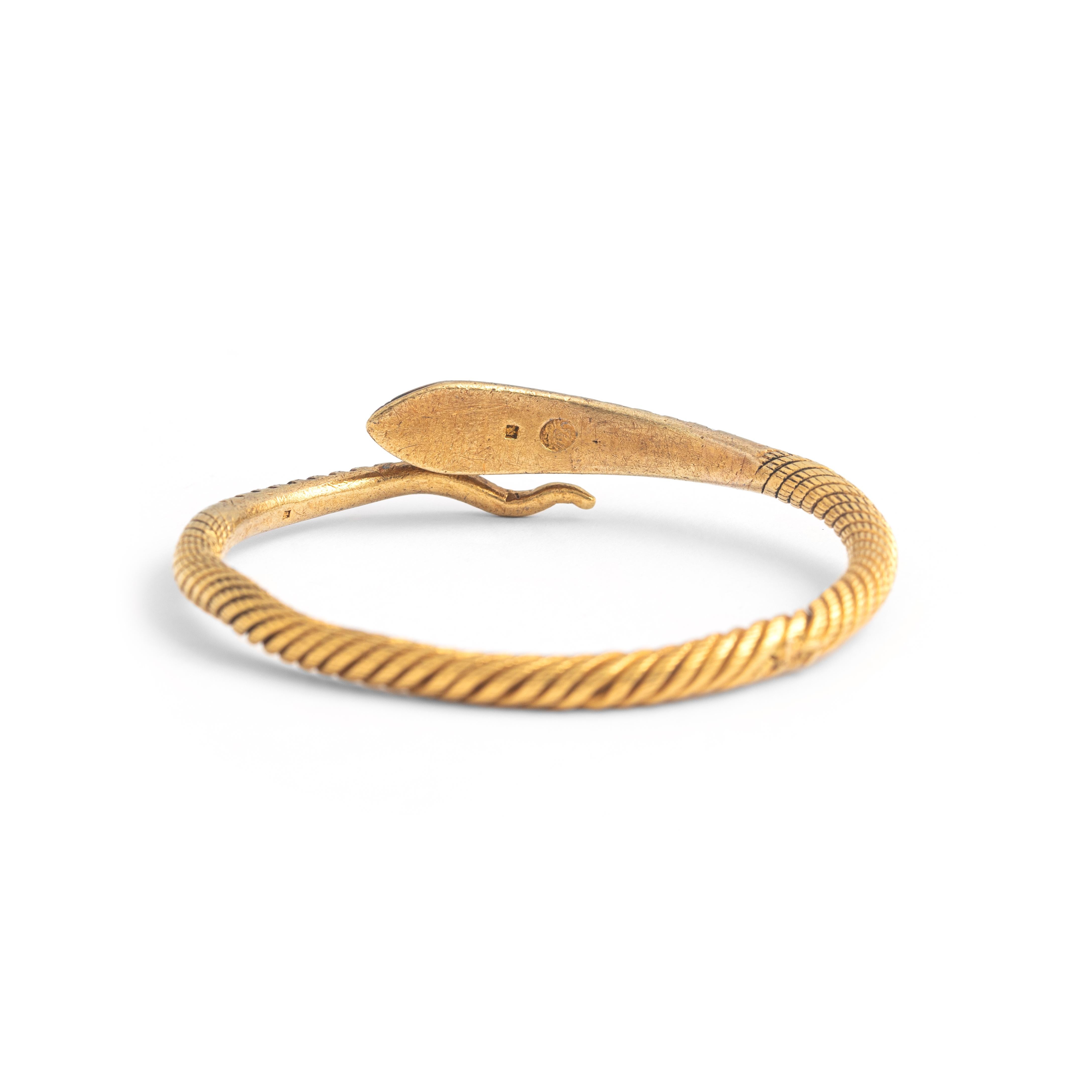 snake bracelet gold