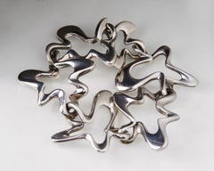Bracelet “Splash” Model 88a Designed by Henning Koppel for Georg Jensen