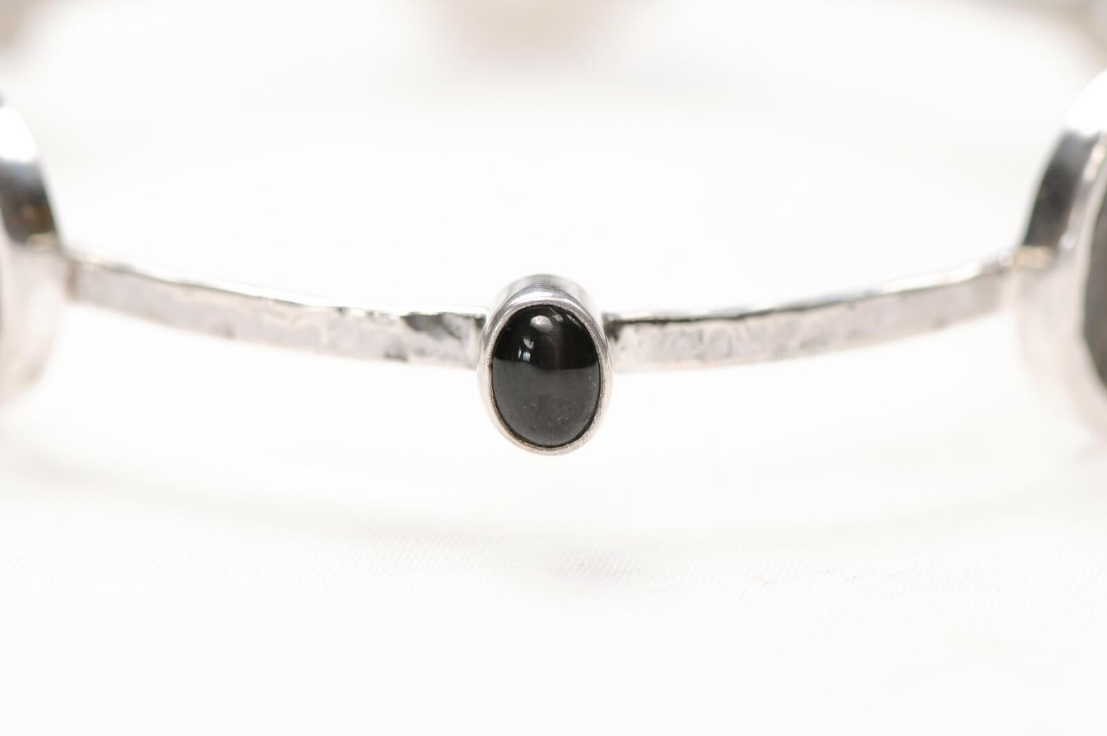 Elegant Bracelet w/ 3 Roman Coins in Sterling Silver For Sale 2