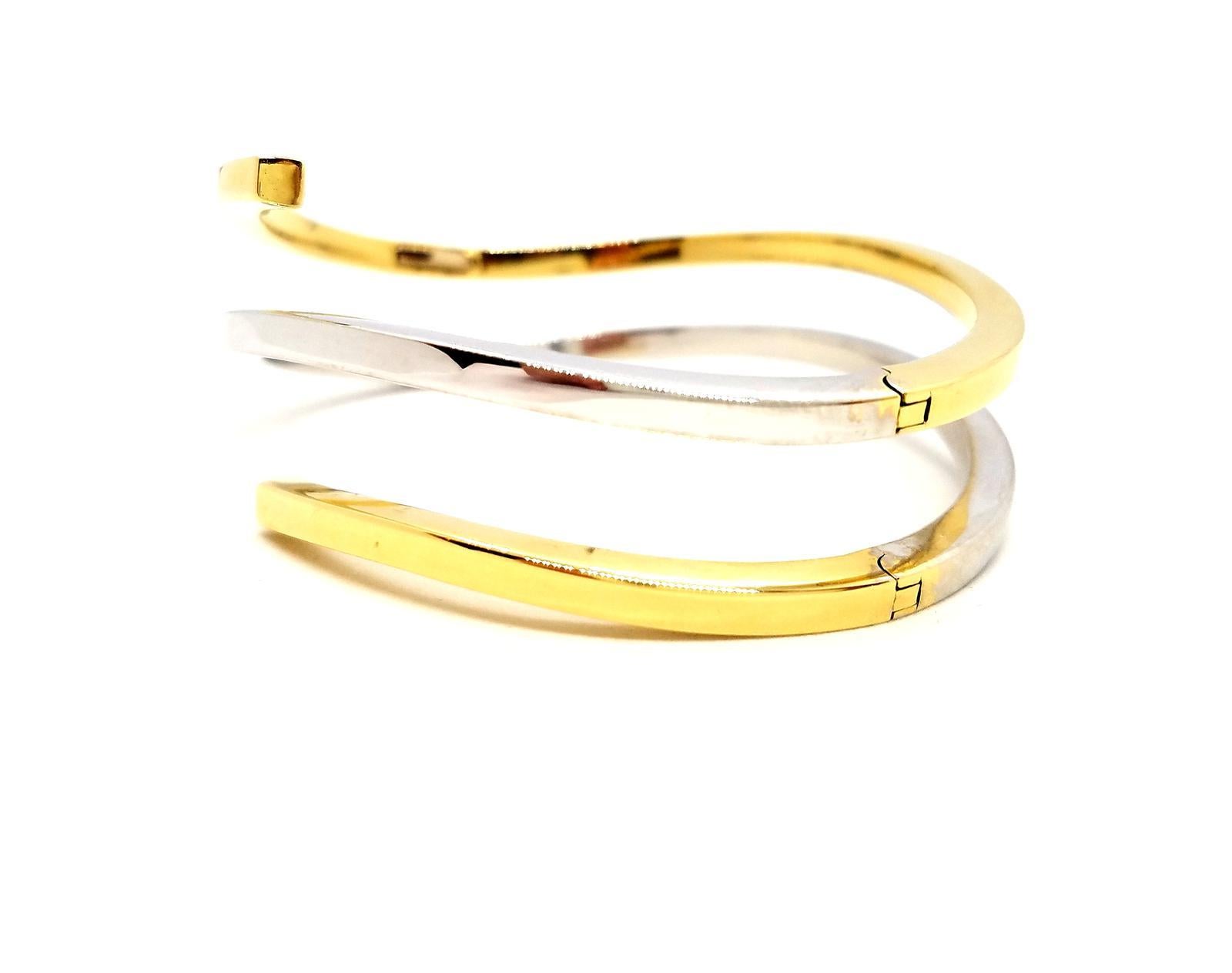 Bracelet en or blanc Excellent état - En vente à PARIS, FR
