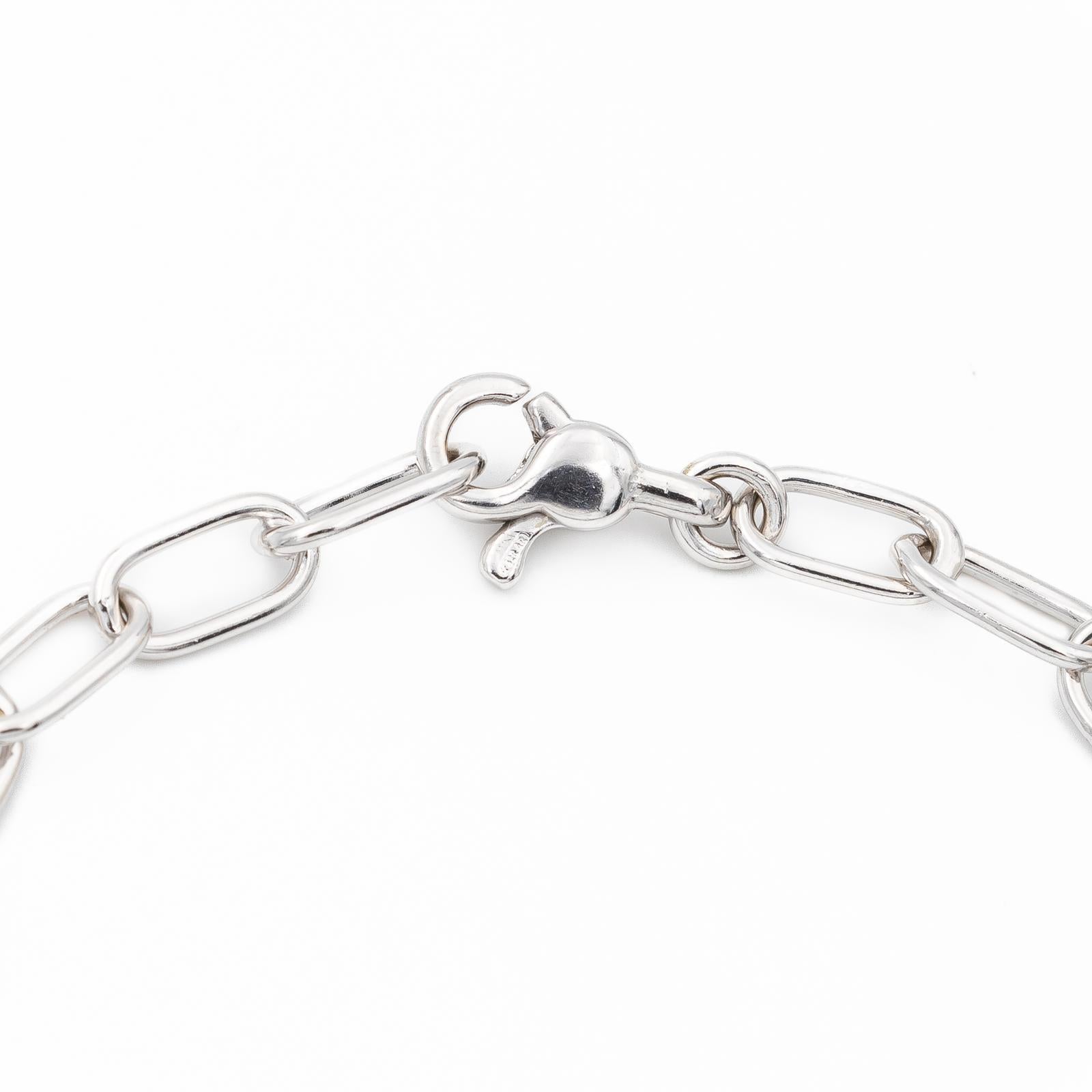 Bracelet White Gold In Excellent Condition For Sale In PARIS, FR