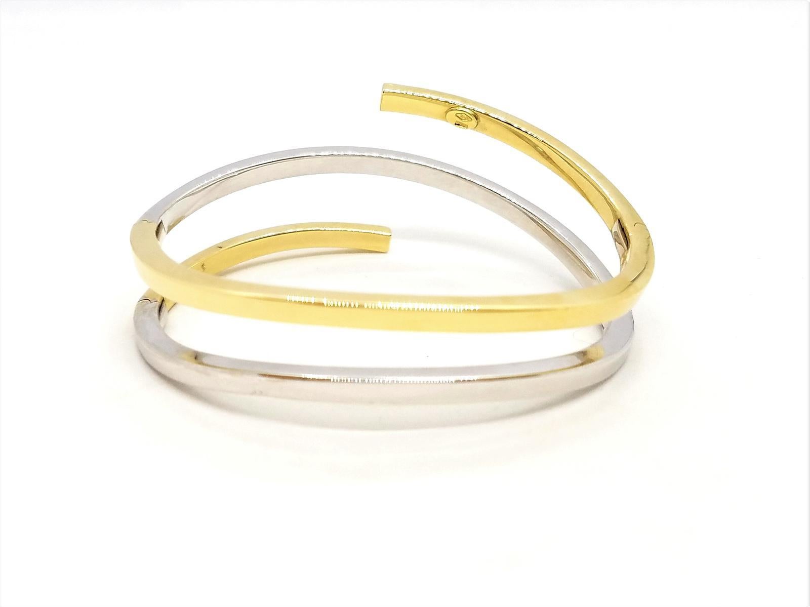 Bracelet en or blanc en vente 2