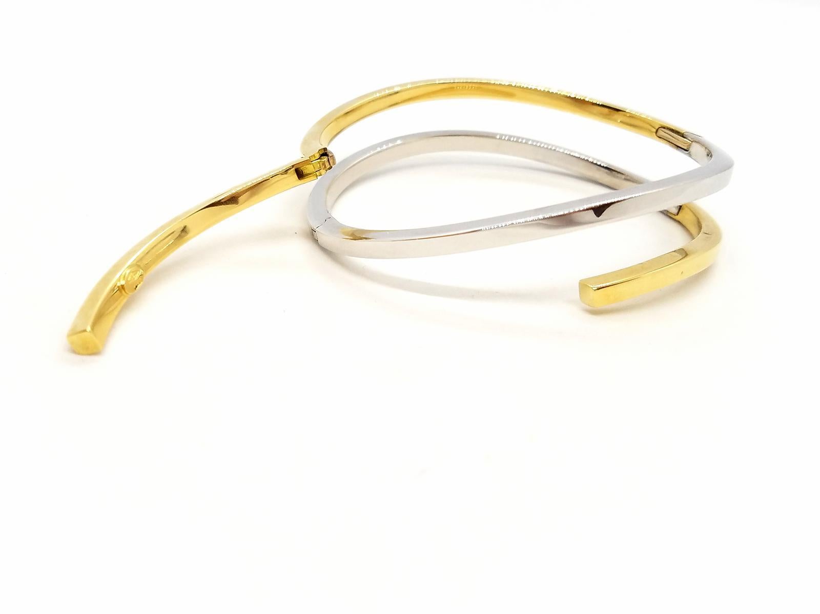 Bracelet en or blanc en vente 3